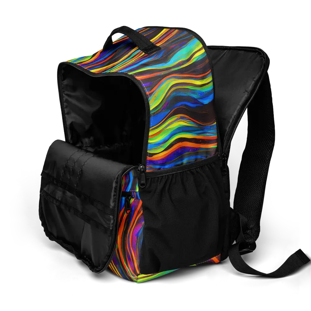 Celestial Waves on Utility Backpack — Product details 2