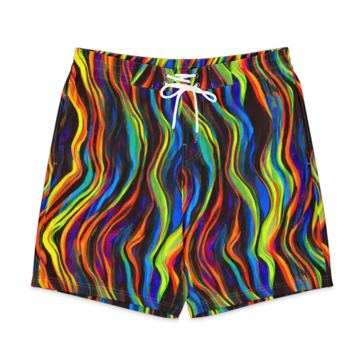Celestial Waves on a Men's Board Shorts