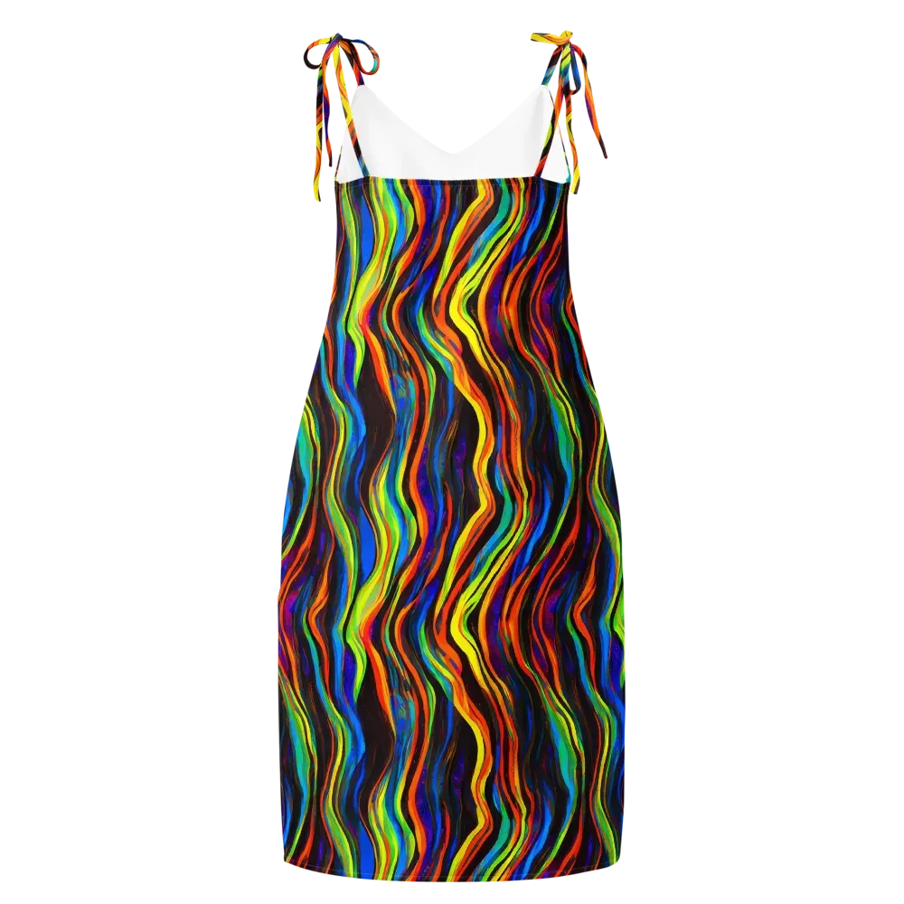 Celestial Waves on Slip Dress — Back