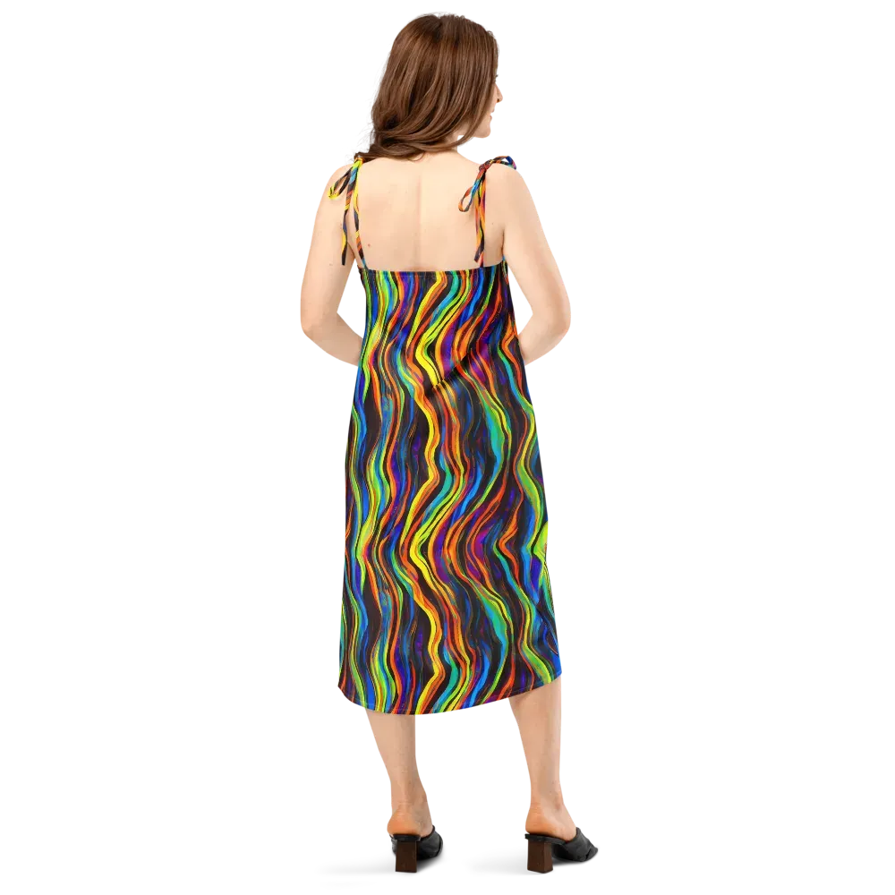 Celestial Waves on Slip Dress — Back