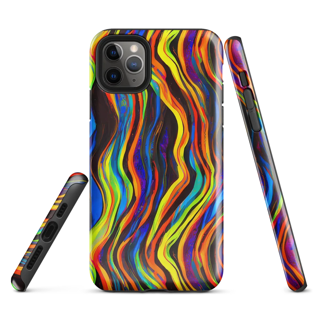Celestial Waves on Tough Case for iPhone® — Front