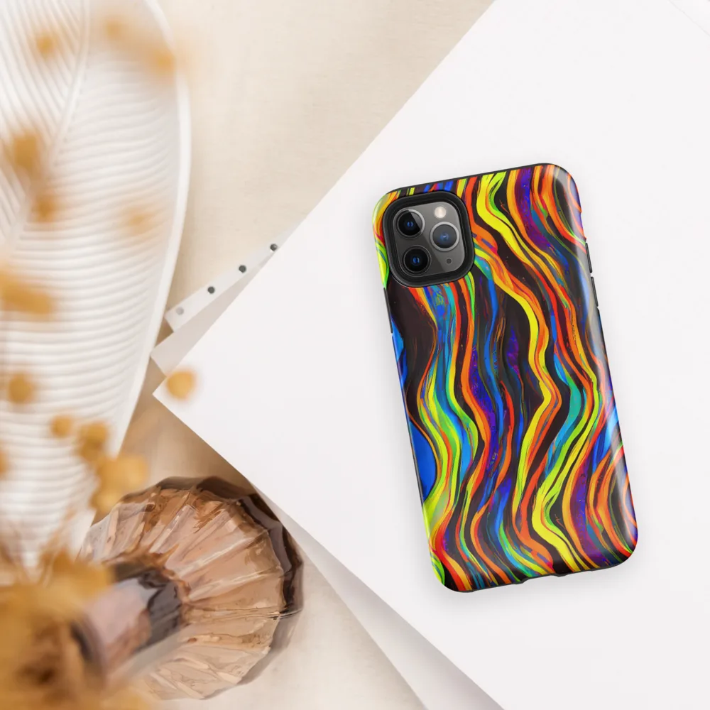 Celestial Waves on Tough Case for iPhone® — Front