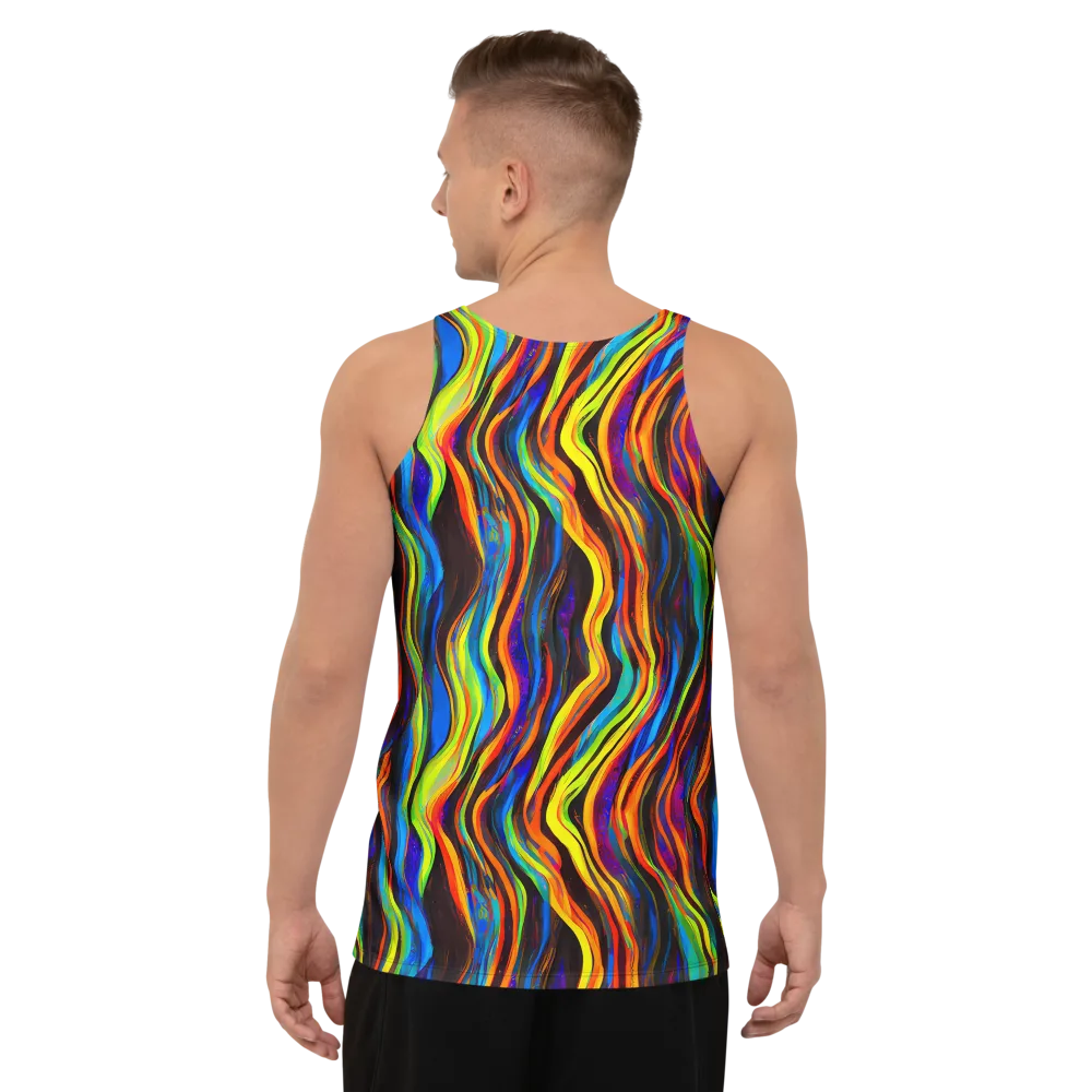Celestial Waves on Men's Tank Top — Back