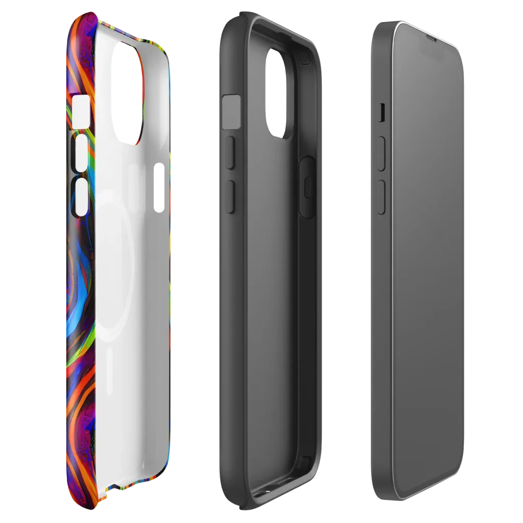 Celestial Waves on MagSafe Tough Case for iPhone® — Front
