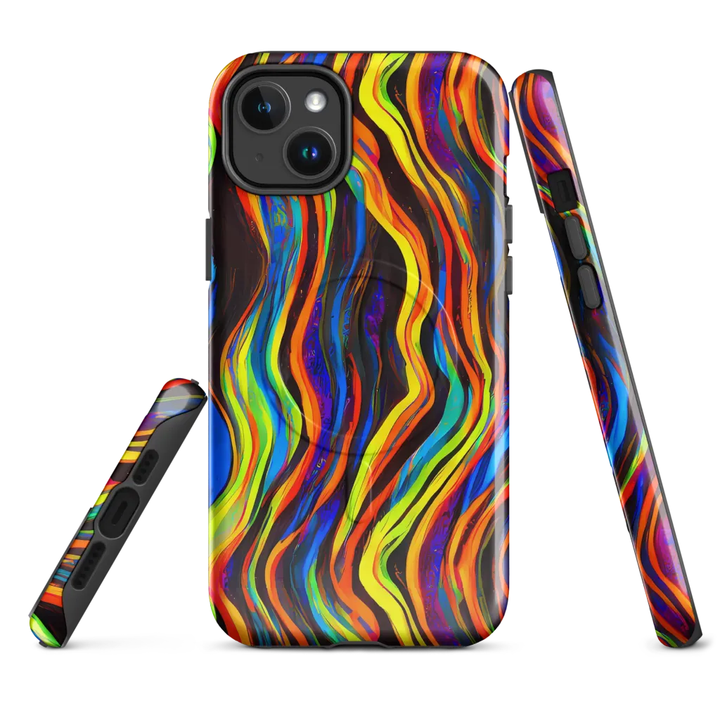 Celestial Waves on MagSafe Tough Case for iPhone® — Front