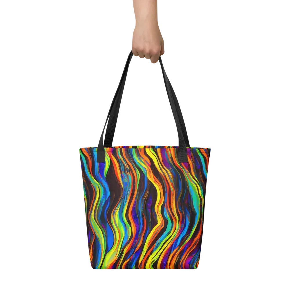 Celestial Waves on Tote Bag — Front