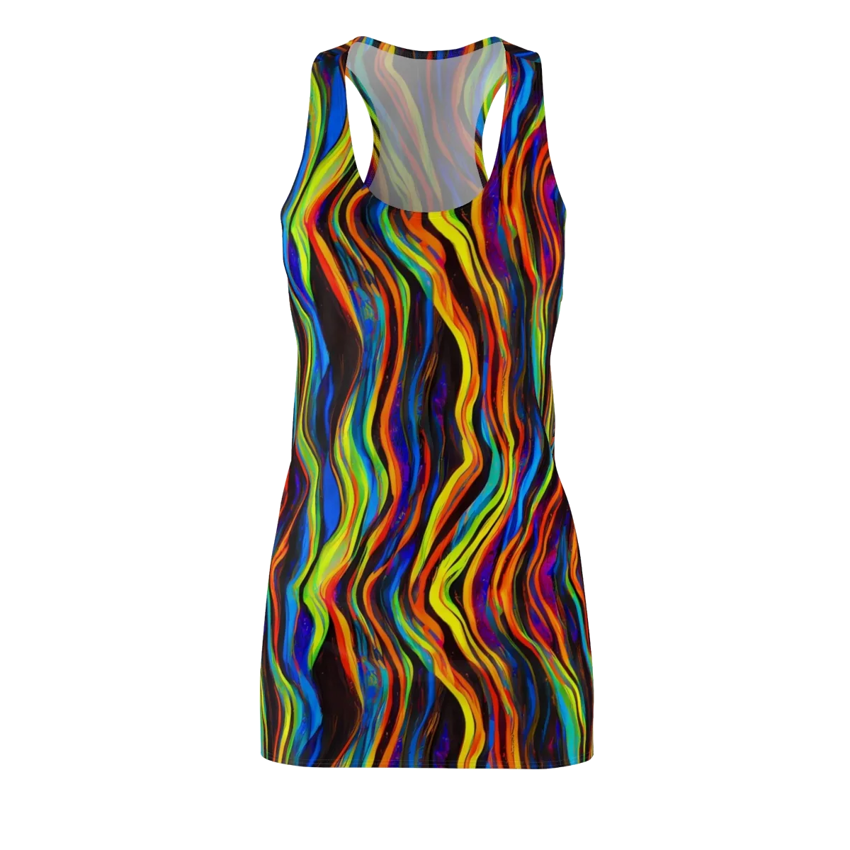 Celestial Waves on Racerback Dress — Front