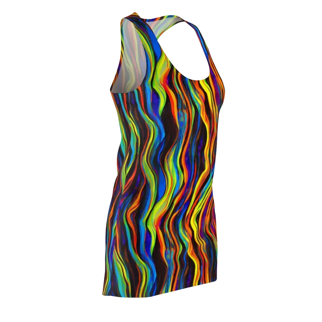 Celestial Waves on Racerback Dress — Front Side