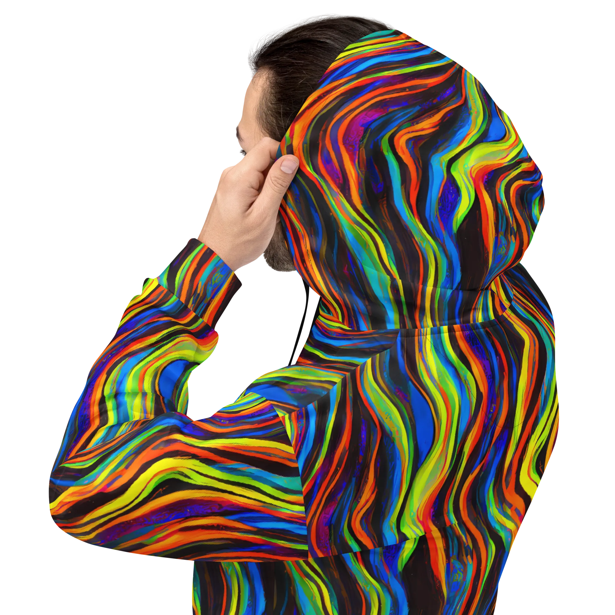 Celestial Waves on Hoodie — Back