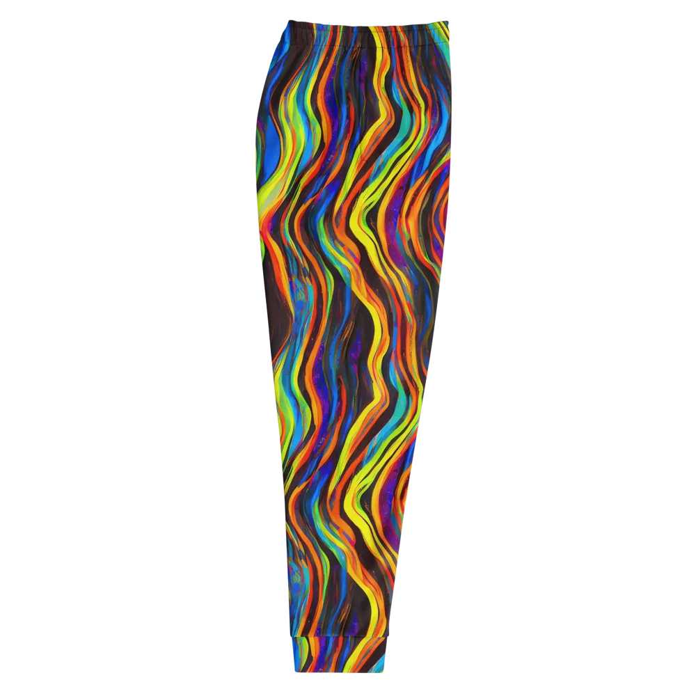 Celestial Waves on Men's Joggers — Right