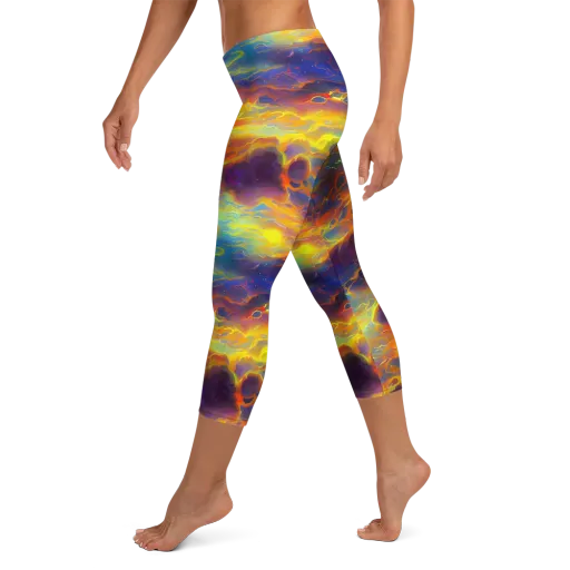 Averin's Nebula on a Capri Leggings