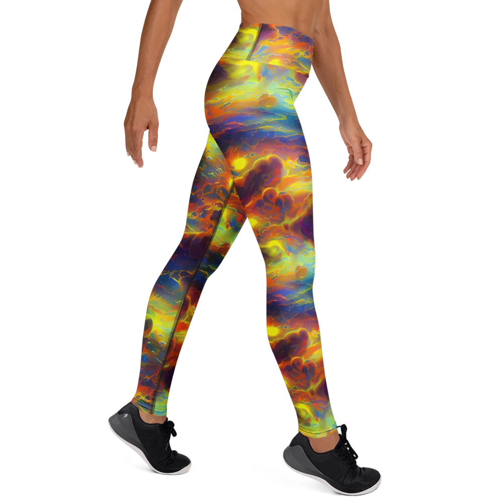 Averin's Nebula on Yoga Leggings — Right