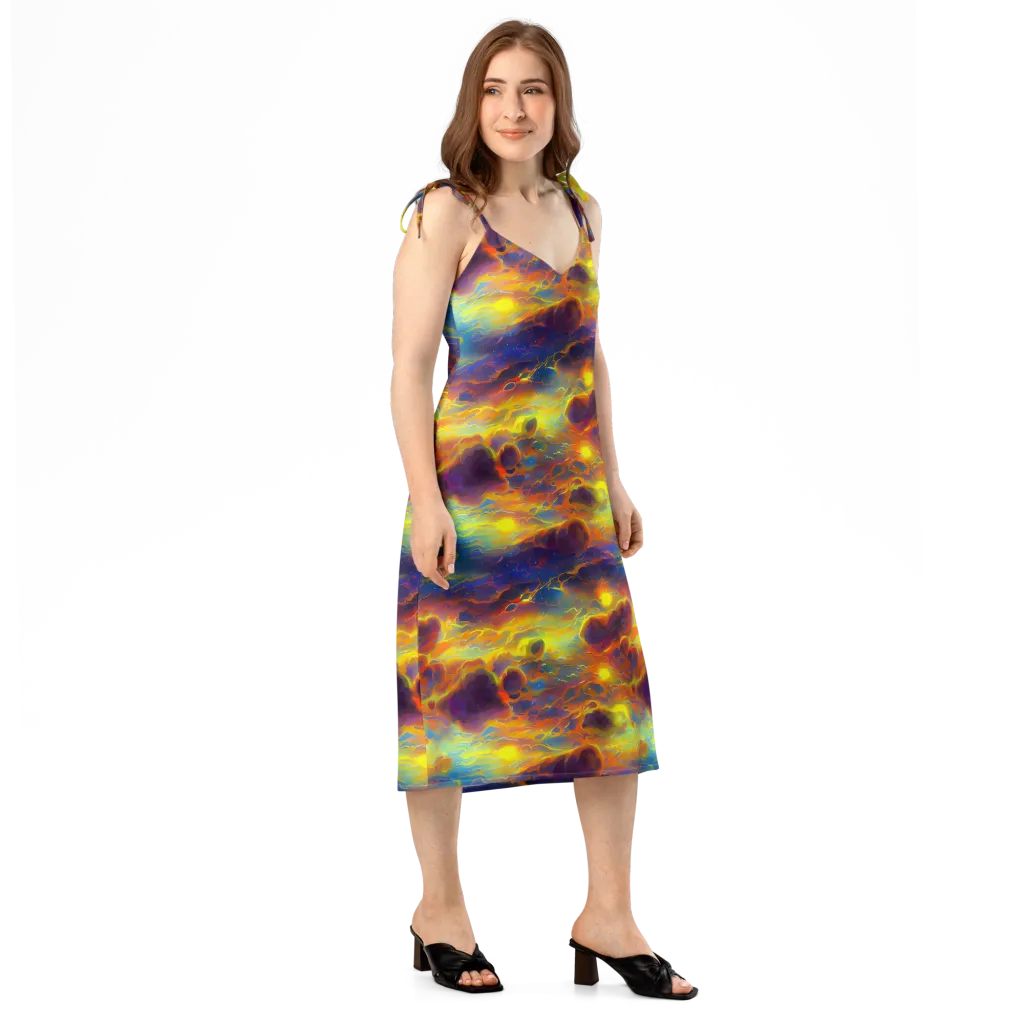 Averin's Nebula on Slip Dress — Right Front