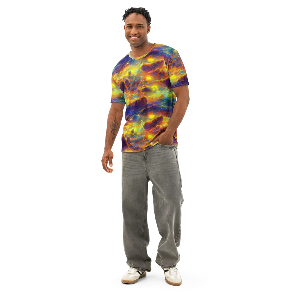 Averin's Nebula on Men's Cotton Crew Neck T-Shirt — Front