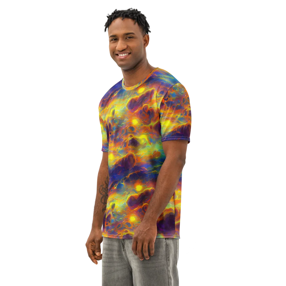 Averin's Nebula on Men's Cotton Crew Neck T-Shirt — Left Front