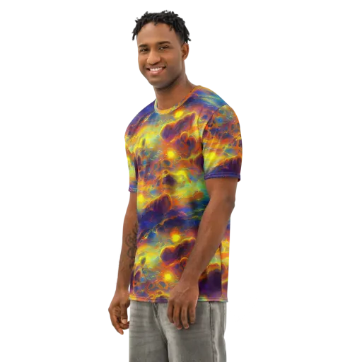 Averin's Nebula on a Men's Cotton Crew Neck T-Shirt