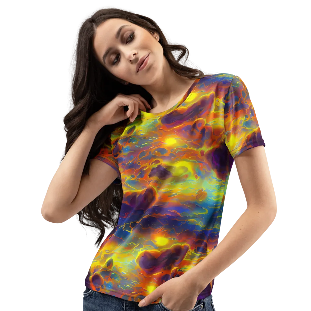 Averin's Nebula on Women's Crew Neck T-Shirt — Left Front