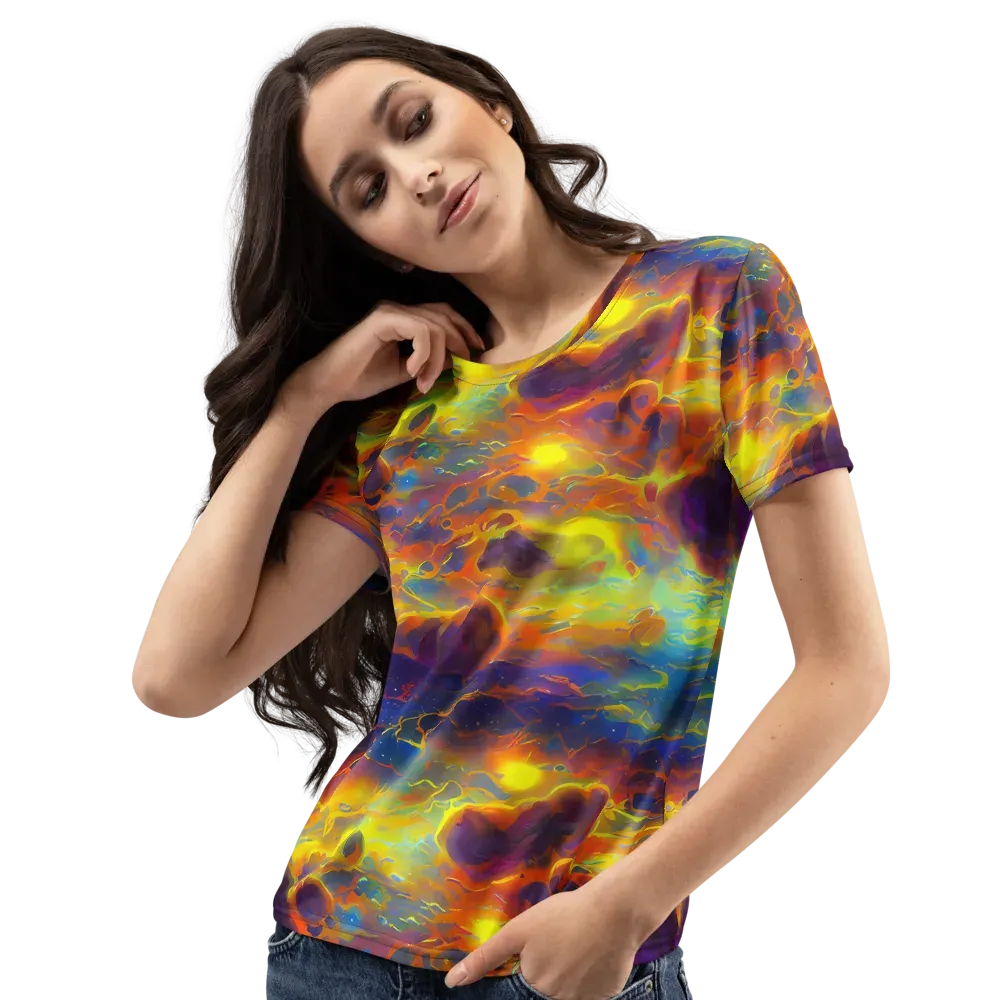 Averin's Nebula on Women's Crew Neck T-Shirt — Left Front