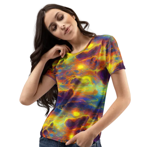 Averin's Nebula on a Women's Crew Neck T-Shirt