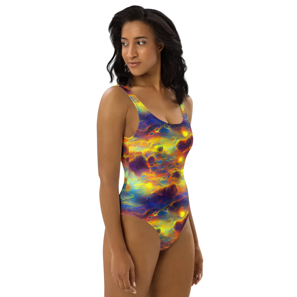 Averin's Nebula on One-Piece Swimsuit — Right
