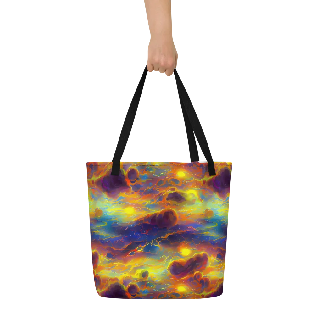 Averin's Nebula on Large Tote Bag W/ Pocket — Front