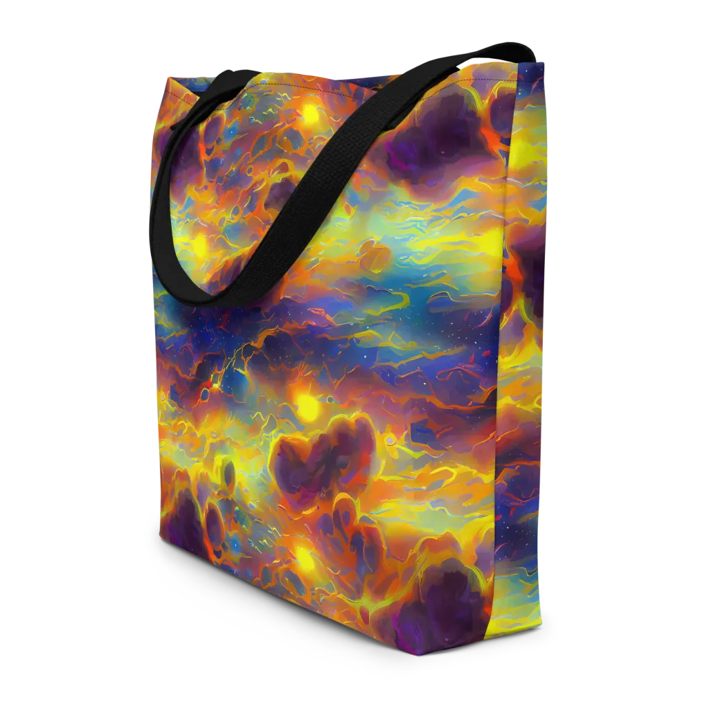Averin's Nebula on Large Tote Bag W/ Pocket — Front