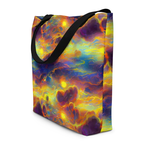 Averin's Nebula on a Large Tote Bag W/ Pocket