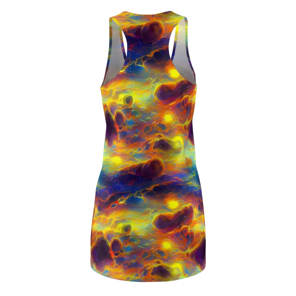 Averin's Nebula on Racerback Dress — Back