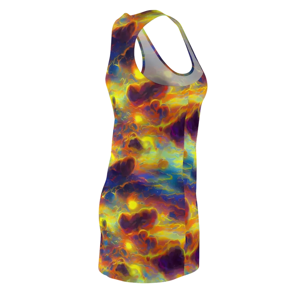 Averin's Nebula on Racerback Dress — Back Side