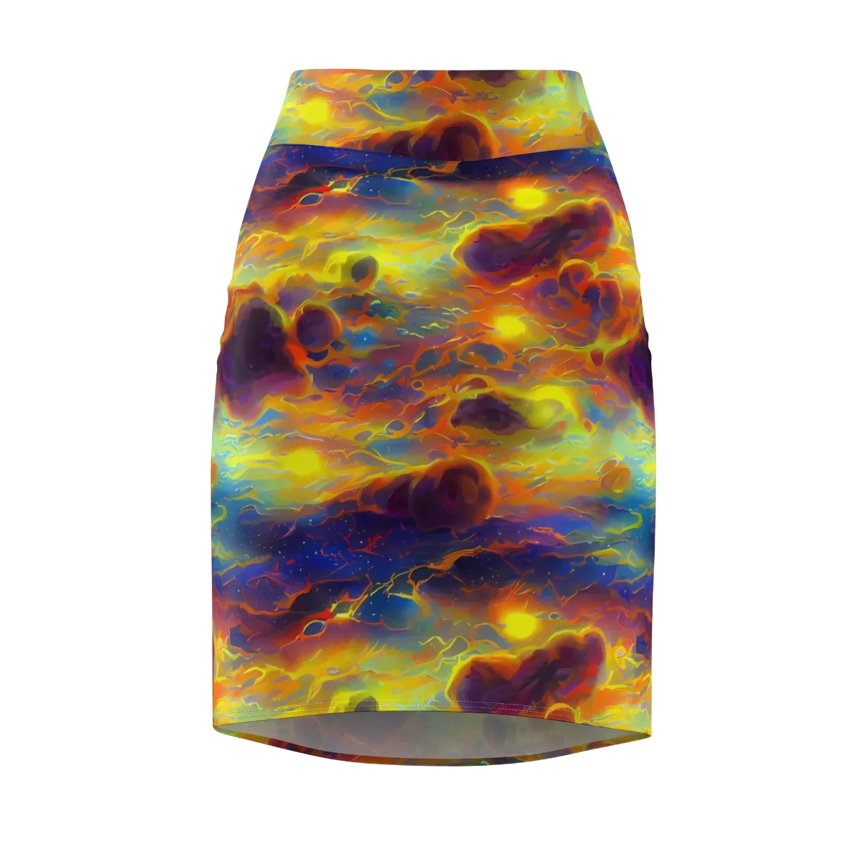 Averin's Nebula on Pencil Skirt — Front