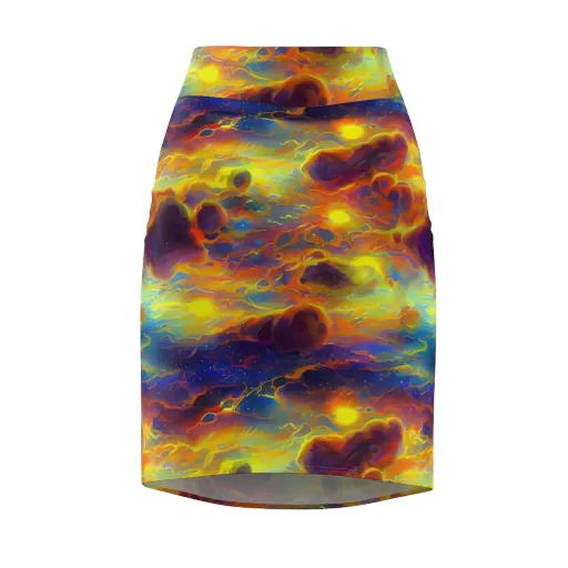 Averin's Nebula on a Pencil Skirt