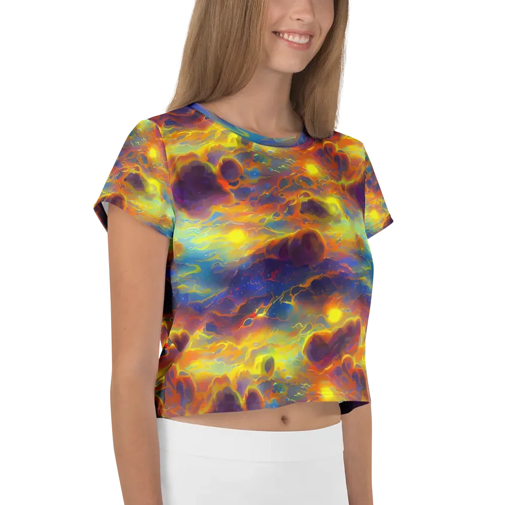 Averin's Nebula on Crop Tee — Right