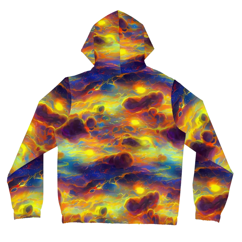 Averin's Nebula on Women's Full-Zip Hoodie — Back
