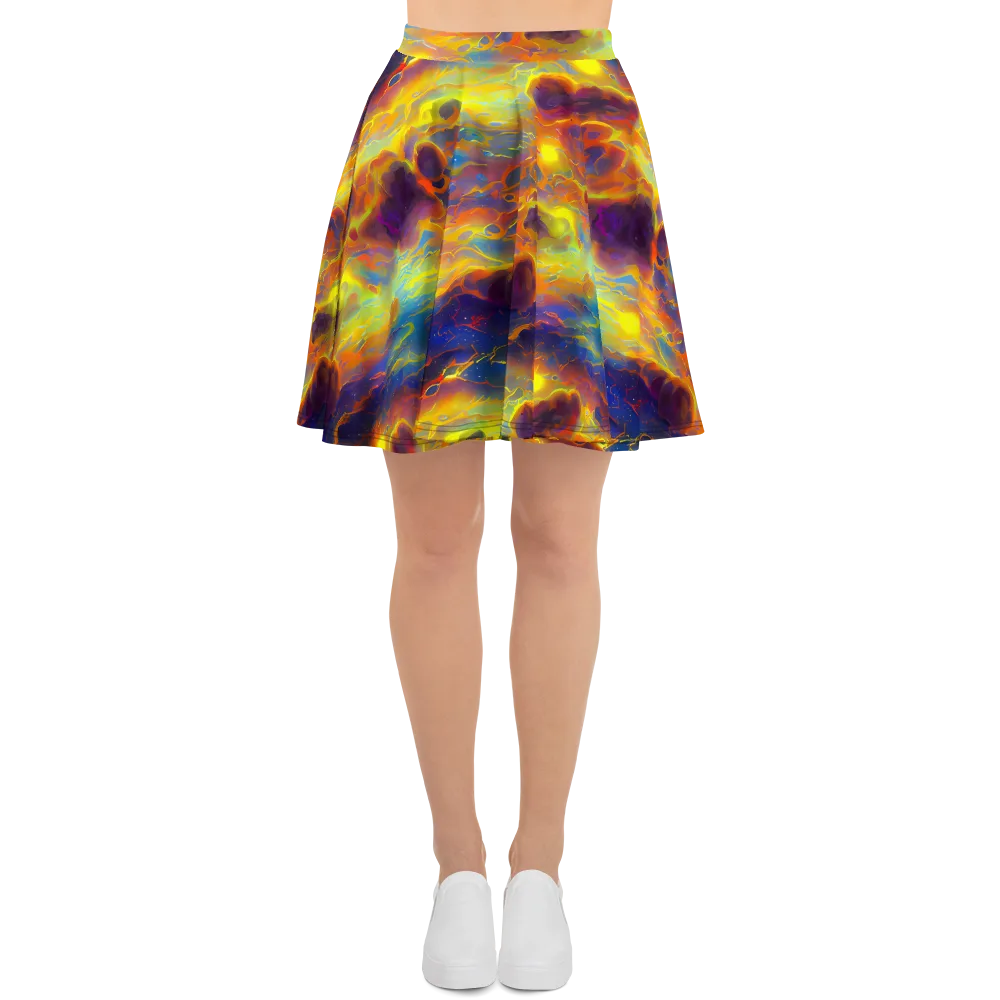 Averin's Nebula on Skater Skirt — Front