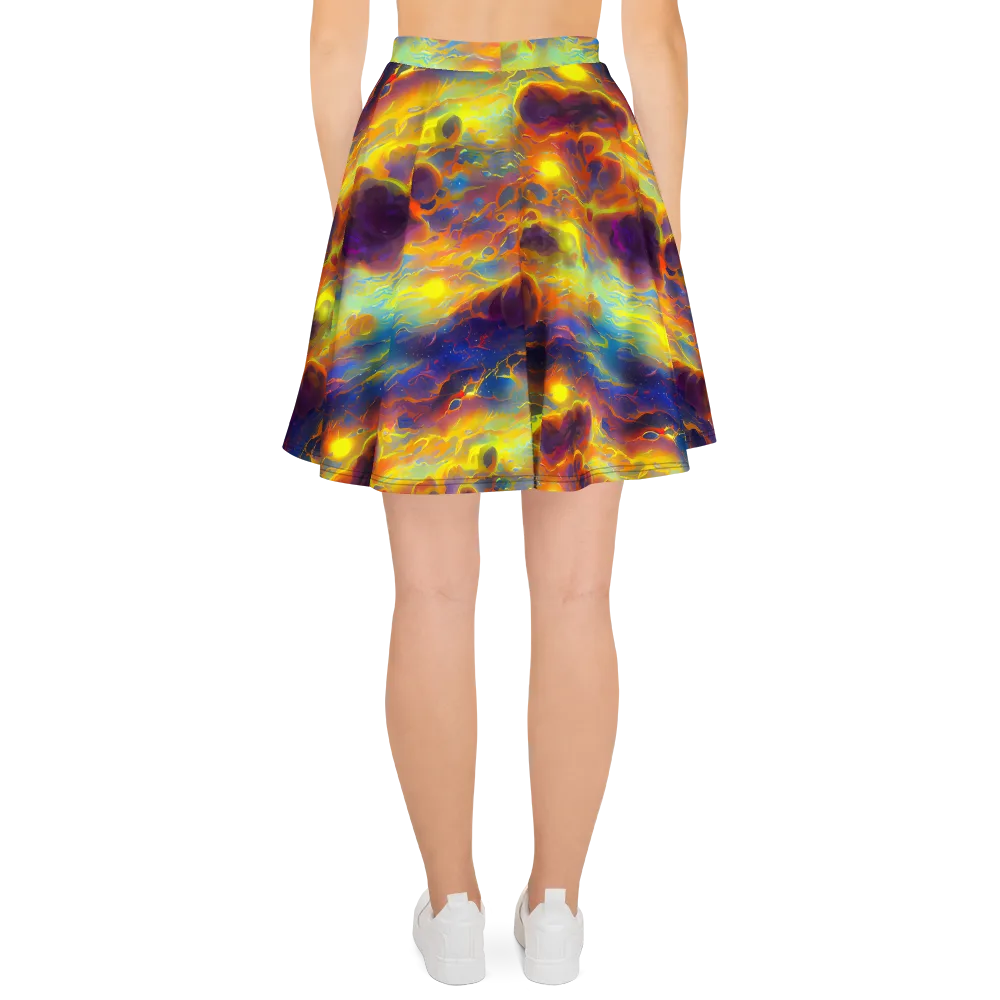Averin's Nebula on Skater Skirt — Back