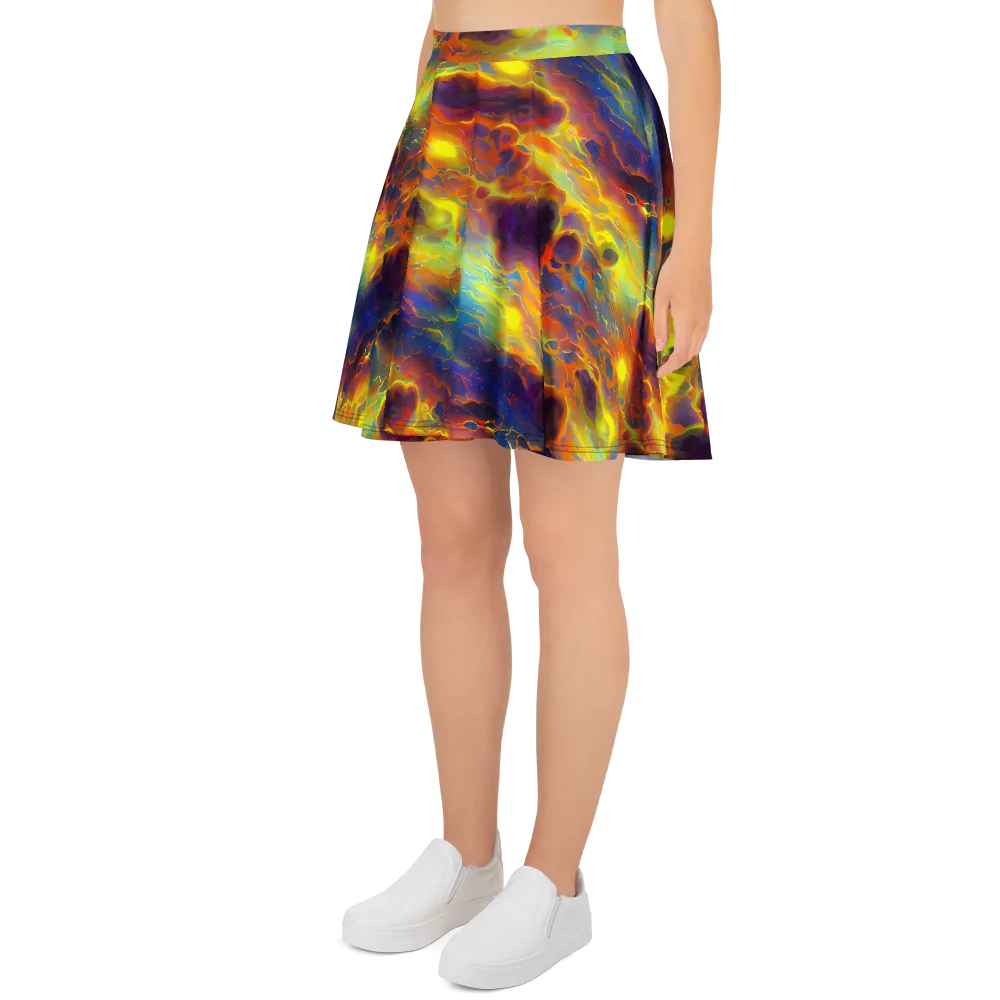 Averin's Nebula on Skater Skirt — Left
