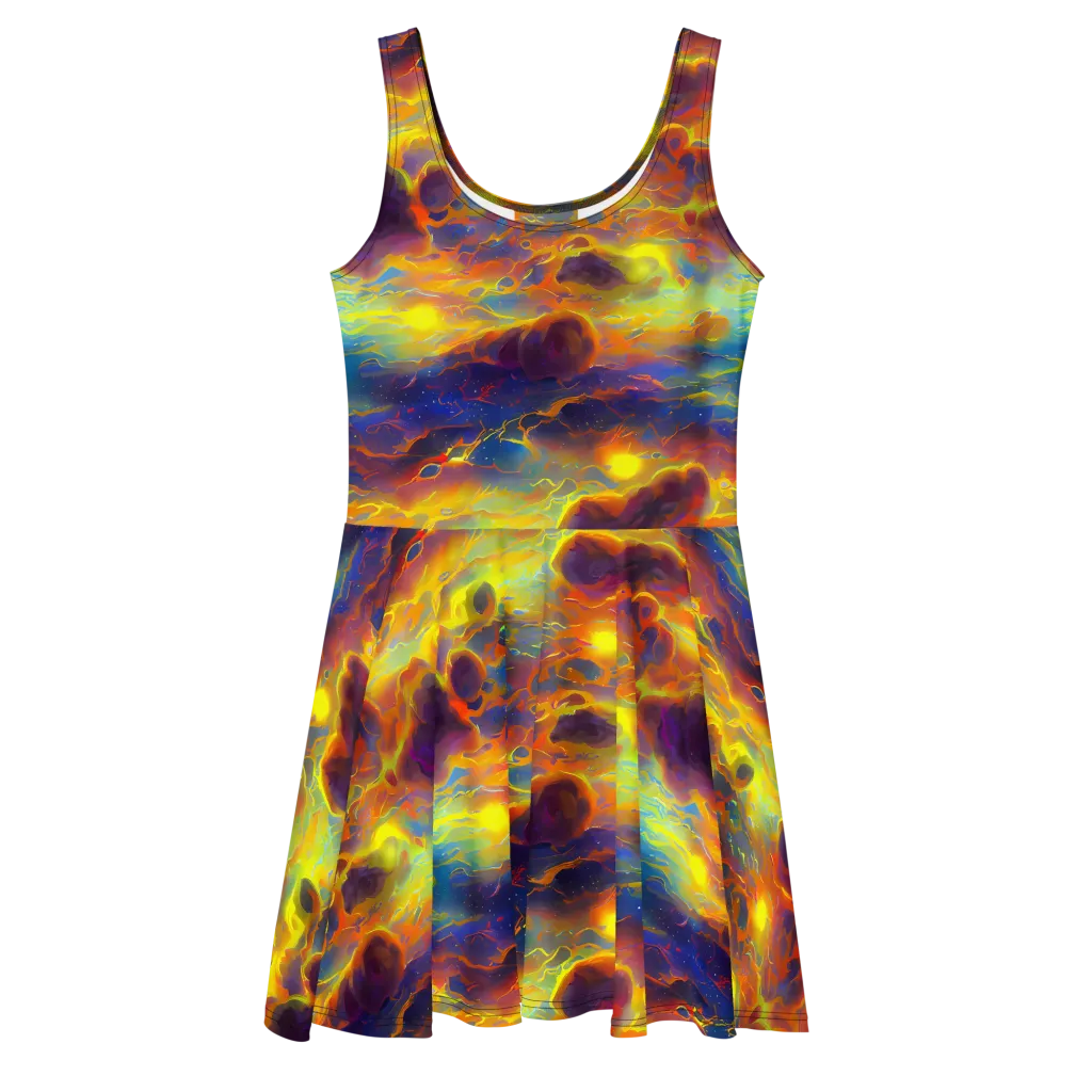 Averin's Nebula on Skater Dress — Front