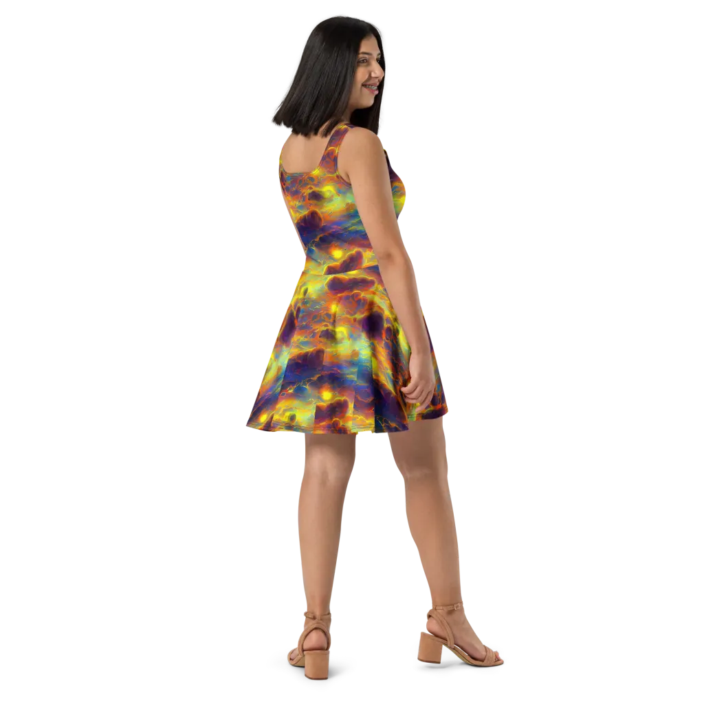Averin's Nebula on Skater Dress — Right