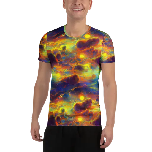 Averin's Nebula on a Men's Athletic T-Shirt