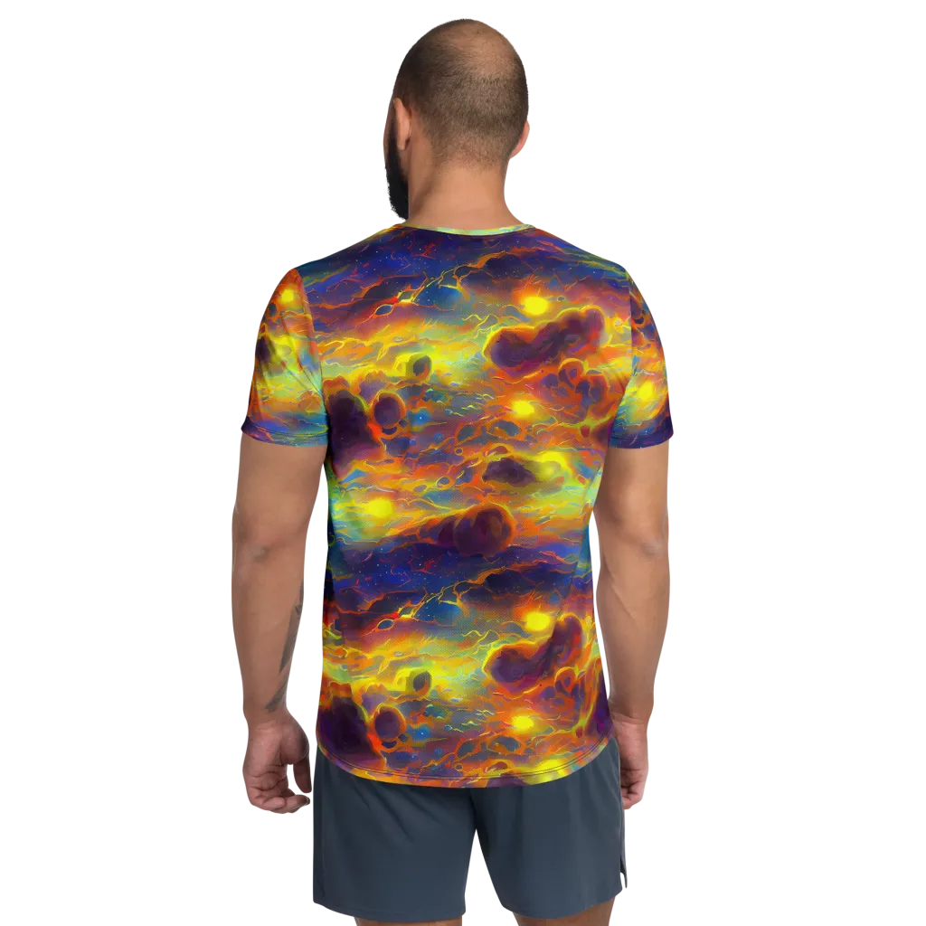 Averin's Nebula on Men's Athletic T-Shirt — Back