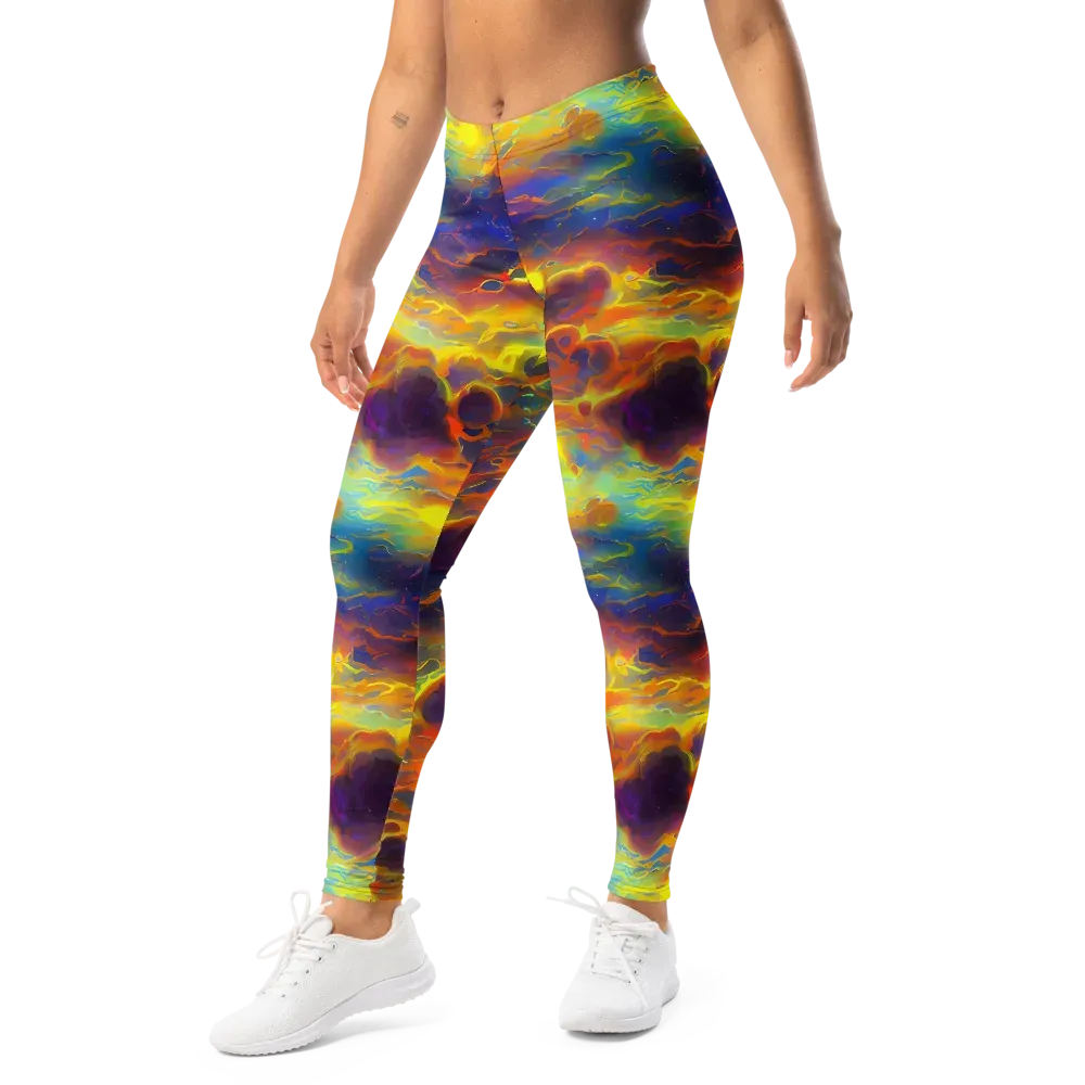 Averin's Nebula on Leggings — Left Front