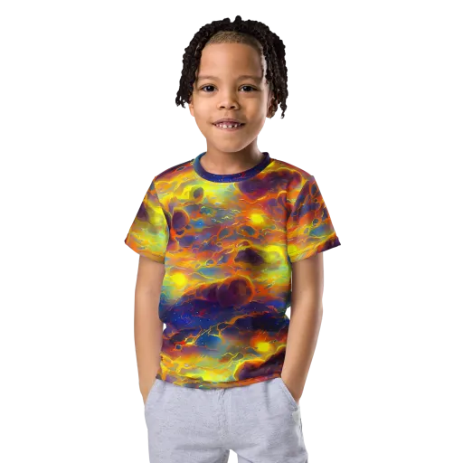 Averin's Nebula on a Kids Crew Neck T-Shirt