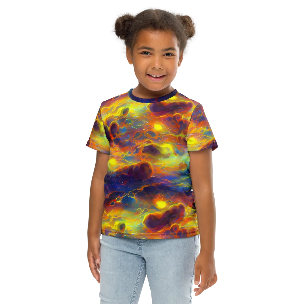 Averin's Nebula on Kids Crew Neck T-Shirt — Front