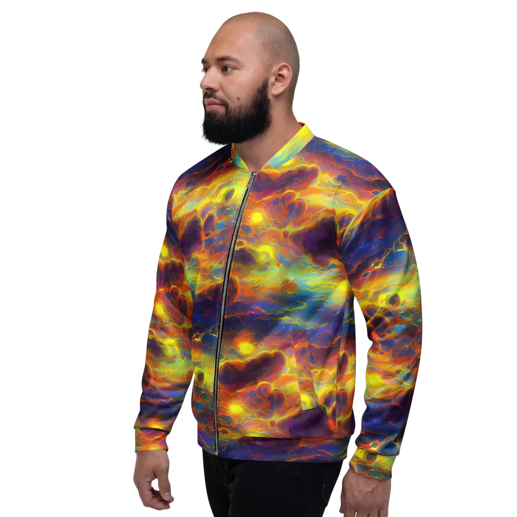 Averin's Nebula on Bomber Jacket — Left