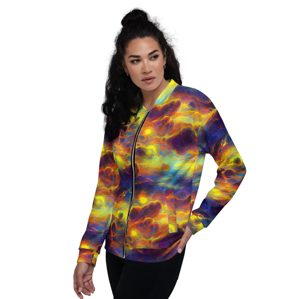 Averin's Nebula on Bomber Jacket — Left
