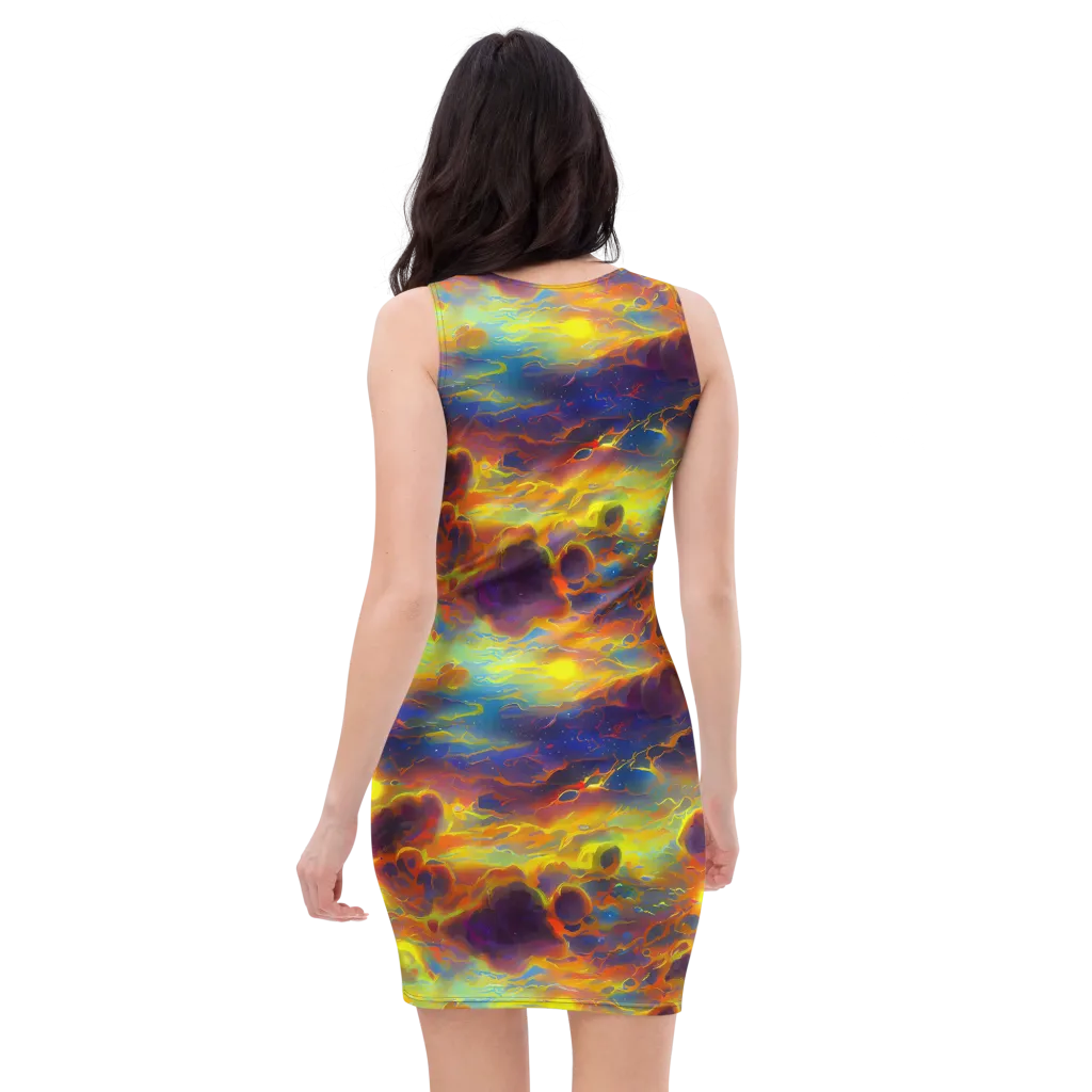 Averin's Nebula on Bodycon Dress — Back