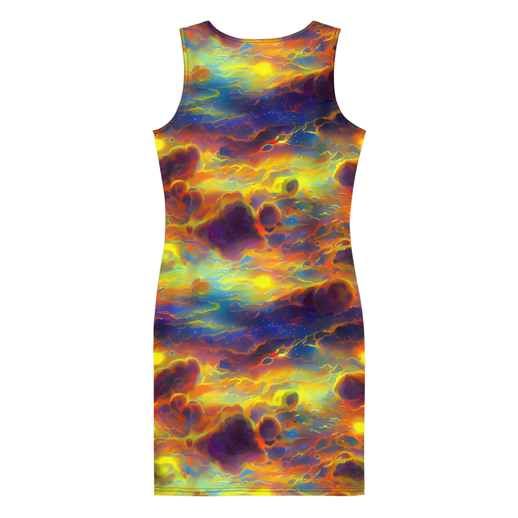 Averin's Nebula on Bodycon Dress — Back