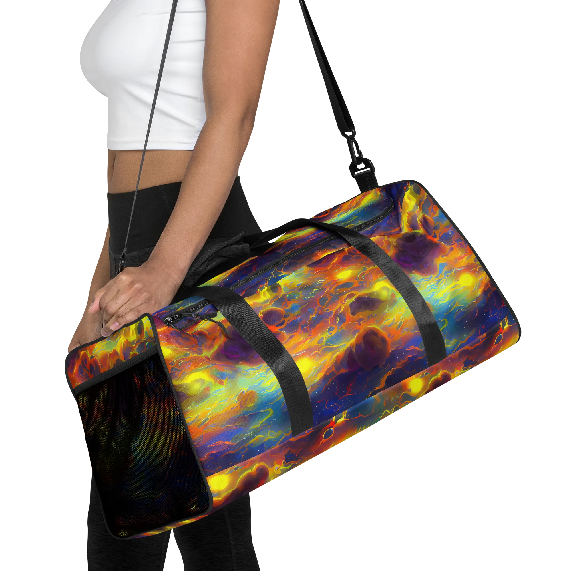 Averin's Nebula on Duffle Bag — Front