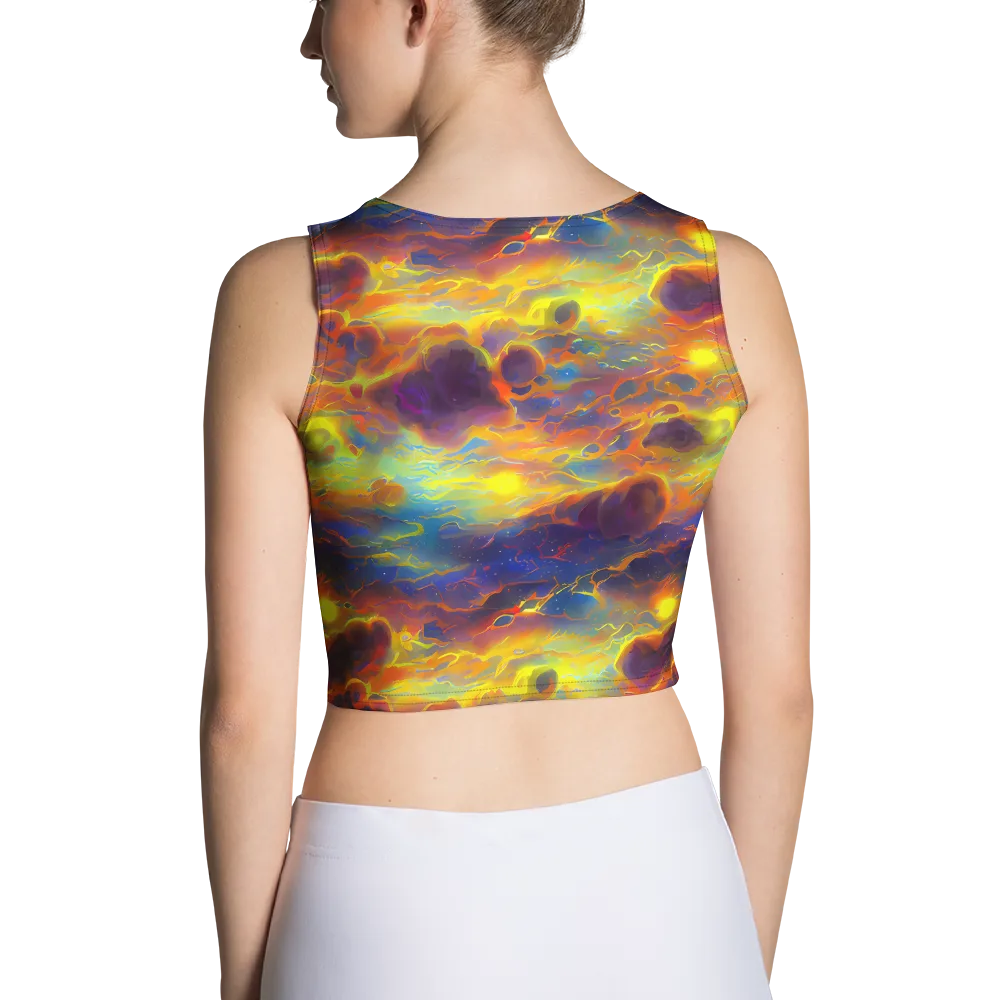 Averin's Nebula on Crop Top — Back
