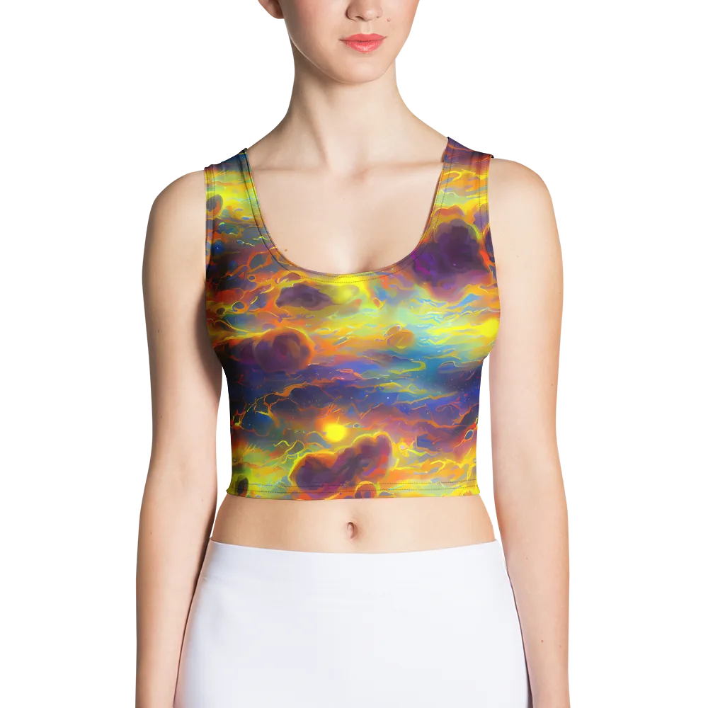 Averin's Nebula on Crop Top — Front